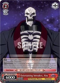 Entertaining Intruders, Ainz - Nazarick: Tomb of the Undead Vol.2 - Weiss Schwarz card