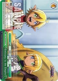 Emissary to the Empire - Nazarick: Tomb of the Undead Vol.2 - Weiss Schwarz card