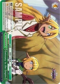 Emissary to the Empire (RRR) - Nazarick: Tomb of the Undead Vol.2 - Weiss Schwarz card