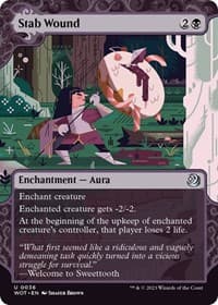 Stab Wound - Wilds of Eldraine: Enchanting Tales - Magic: The Gathering card