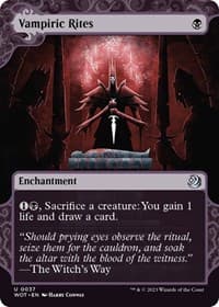 Vampiric Rites - Wilds of Eldraine: Enchanting Tales - Magic: The Gathering card