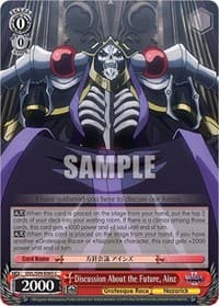 Discussion About the Future, Ainz - Nazarick: Tomb of the Undead Vol.2 - Weiss Schwarz card