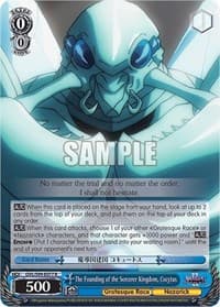 The Founding of the Sorcerer Kingdom, Cocytus - Nazarick: Tomb of the Undead Vol.2 - Weiss Schwarz card