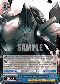 The Founding of the Sorcerer Kingdom, Cocytus (SR) - Nazarick: Tomb of the Undead Vol.2 - Weiss Schwarz card