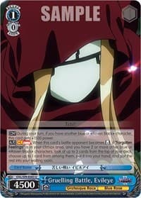 Gruelling Battle, Evileye - Nazarick: Tomb of the Undead Vol.2 - Weiss Schwarz card