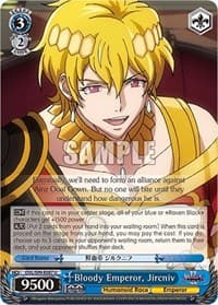 Bloody Emperor, Jircniv - Nazarick: Tomb of the Undead Vol.2 - Weiss Schwarz card
