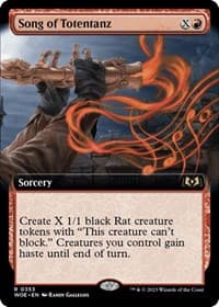 Song of Totentanz (Extended Art) - Wilds of Eldraine - Magic: The Gathering card