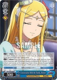 A Conversation With the Family, Renner - Nazarick: Tomb of the Undead Vol.2 - Weiss Schwarz card