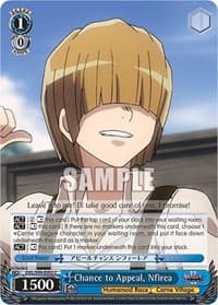 Chance to Appeal, Nfirea - Nazarick: Tomb of the Undead Vol.2 - Weiss Schwarz card