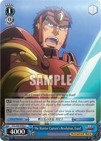 The Warrior Captain's Resolution, Gazef - Nazarick: Tomb of the Undead Vol.2 - Weiss Schwarz card
