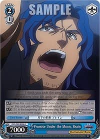 Promise Under the Moon, Brain - Nazarick: Tomb of the Undead Vol.2 - Weiss Schwarz card