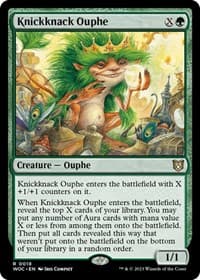 Knickknack Ouphe - Commander: Wilds of Eldraine - Magic: The Gathering card