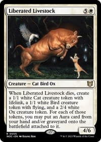 Liberated Livestock - Commander: Wilds of Eldraine - Magic: The Gathering card