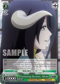 Everlasting Devotion, Albedo (Foil) - Nazarick: Tomb of the Undead Vol.2 - Weiss Schwarz card
