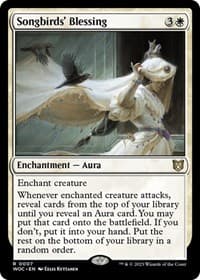 Songbirds' Blessing - Commander: Wilds of Eldraine - Magic: The Gathering card