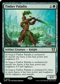 Timber Paladin - Commander: Wilds of Eldraine - Magic: The Gathering card