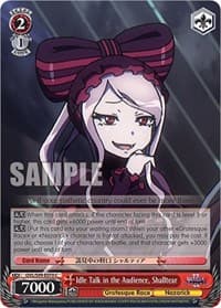 Idle Talk in the Audience, Shalltear - Nazarick: Tomb of the Undead Vol.2 - Weiss Schwarz card