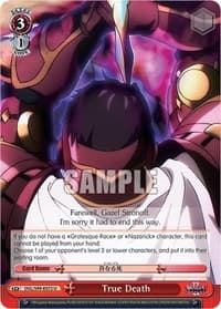 True Death - Nazarick: Tomb of the Undead Vol.2 - Weiss Schwarz card