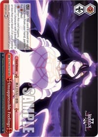Unsuppressible Feelings (RRR) - Nazarick: Tomb of the Undead Vol.2 - Weiss Schwarz card