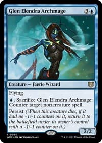 Glen Elendra Archmage - Commander: Wilds of Eldraine - Magic: The Gathering card