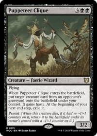 Puppeteer Clique - Commander: Wilds of Eldraine - Magic: The Gathering card