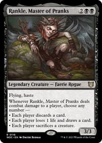 Rankle, Master of Pranks - Commander: Wilds of Eldraine - Magic: The Gathering card