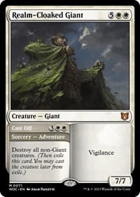 Realm-Cloaked Giant - Commander: Wilds of Eldraine - Magic: The Gathering card
