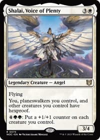 Shalai, Voice of Plenty - Commander: Wilds of Eldraine - Magic: The Gathering card