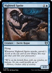 Nightveil Sprite - Commander: Wilds of Eldraine - Magic: The Gathering card