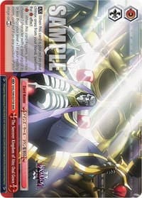 The Sorcerer Kingdom of Ainz Ooal Gown (RRR) - Nazarick: Tomb of the Undead Vol.2 - Weiss Schwarz card