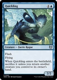 Quickling - Commander: Wilds of Eldraine - Magic: The Gathering card