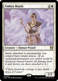 Umbra Mystic - Commander: Wilds of Eldraine - Magic: The Gathering card