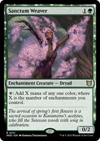 Sanctum Weaver - Commander: Wilds of Eldraine - Magic: The Gathering card