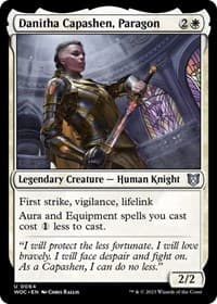 Danitha Capashen, Paragon - Commander: Wilds of Eldraine - Magic: The Gathering card