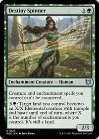 Destiny Spinner - Commander: Wilds of Eldraine - Magic: The Gathering card