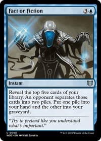 Fact or Fiction - Commander: Wilds of Eldraine - Magic: The Gathering card