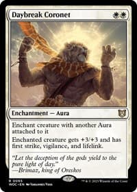 Daybreak Coronet - Commander: Wilds of Eldraine - Magic: The Gathering card