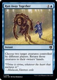 Run Away Together - Commander: Wilds of Eldraine - Magic: The Gathering card