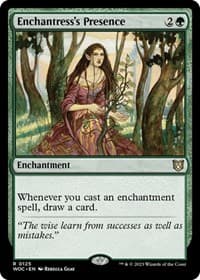 Enchantress's Presence - Commander: Wilds of Eldraine - Magic: The Gathering card