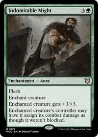 Indomitable Might - Commander: Wilds of Eldraine - Magic: The Gathering card