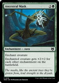 Ancestral Mask - Commander: Wilds of Eldraine - Magic: The Gathering card