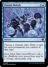 Distant Melody - Commander: Wilds of Eldraine - Magic: The Gathering card