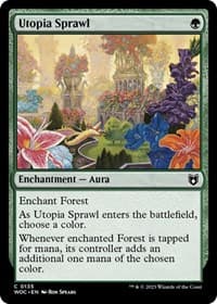 Utopia Sprawl - Commander: Wilds of Eldraine - Magic: The Gathering card