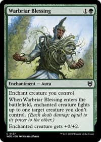 Warbriar Blessing - Commander: Wilds of Eldraine - Magic: The Gathering card