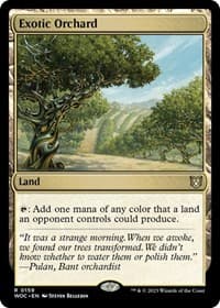 Exotic Orchard - Commander: Wilds of Eldraine - Magic: The Gathering card