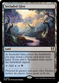 Secluded Glen - Commander: Wilds of Eldraine - Magic: The Gathering card