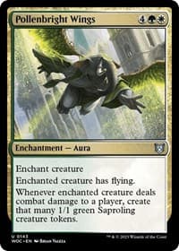 Pollenbright Wings - Commander: Wilds of Eldraine - Magic: The Gathering card