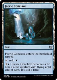 Faerie Conclave - Commander: Wilds of Eldraine - Magic: The Gathering card