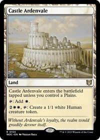 Castle Ardenvale - Commander: Wilds of Eldraine - Magic: The Gathering card