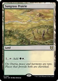 Sungrass Prairie - Commander: Wilds of Eldraine - Magic: The Gathering card